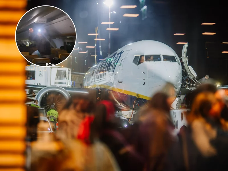 Trzy godziny opóźnienia samolotu Ryanair. Winna plaga owadów