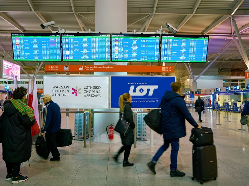 Dwie interwencje na lotnisku Chopina w ciągu jednego dnia. Polak i Litwin złamali przepisy